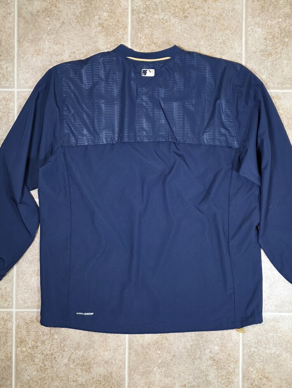 Majestic Milwaukee Brewers Cool Base Pullover Jacket XL MLB - Picture 7 of 16